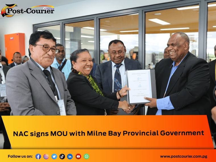 NAC signs MOU with Milne Bay Provincial Government