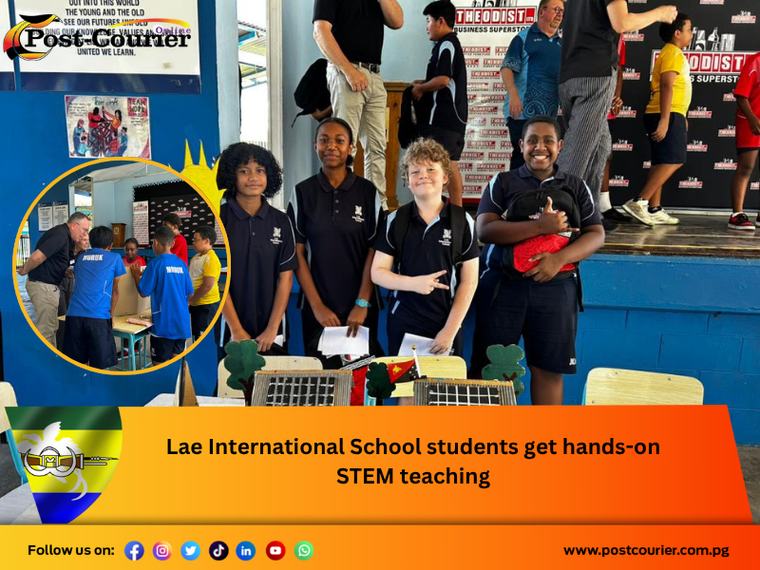 Lae International School students get hands-on STEM teaching