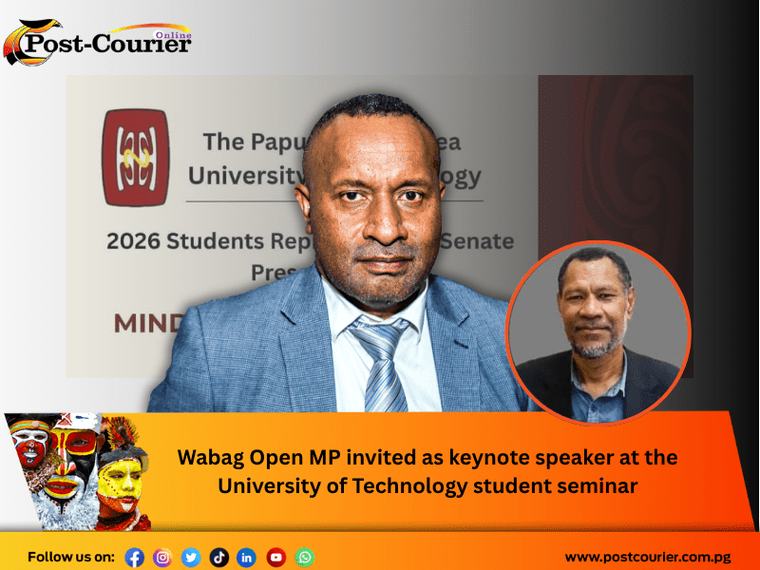 Wabag Open MP invited as keynote speaker at the University of Technology student seminar